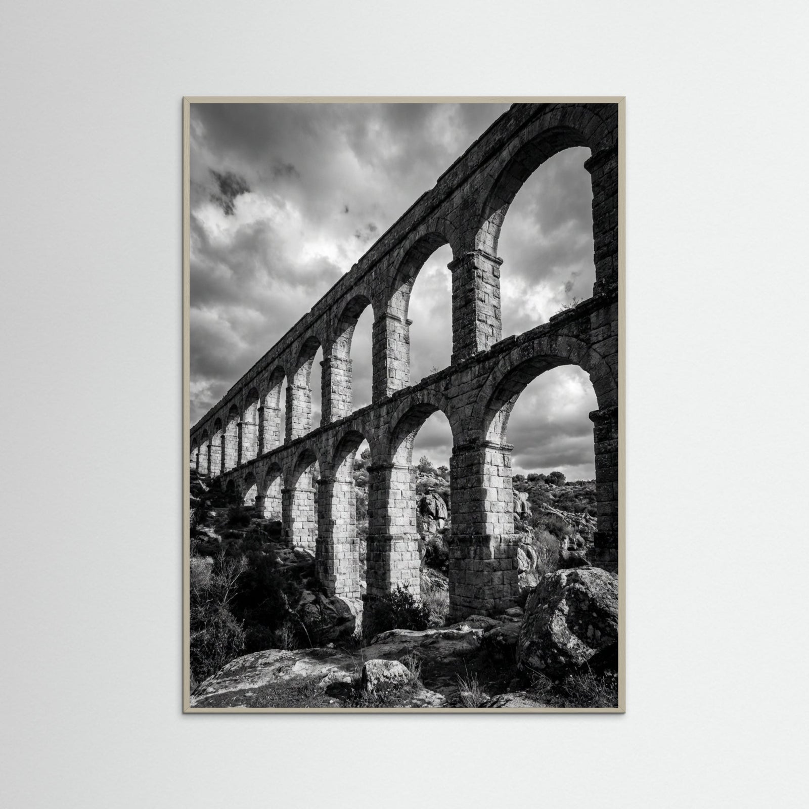 Grey Wood Coastal Serenity