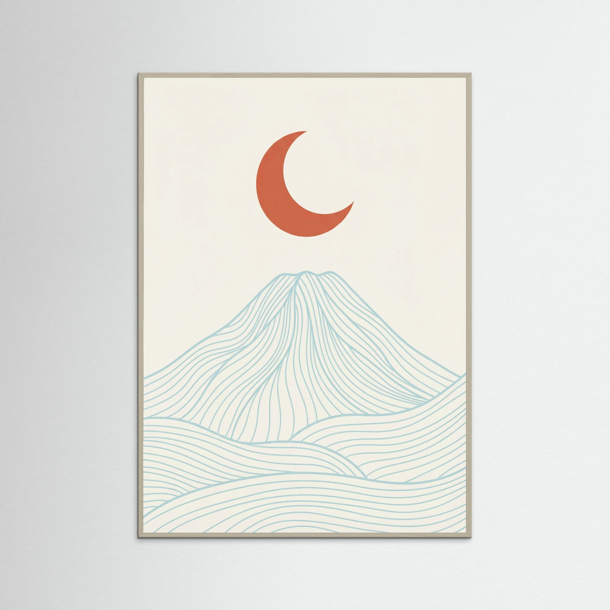 Grey Wood Coastal Sunrise Serenity