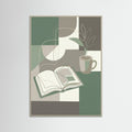 Grey Wood Coffee Contemplation