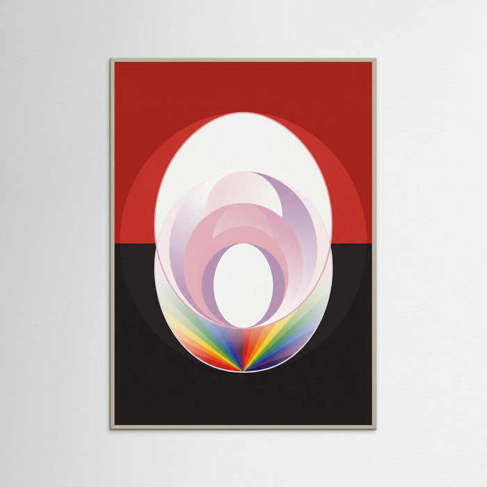 Grey Wood Concentric Radiance