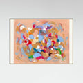 Grey Wood Confetti Garden I Poster