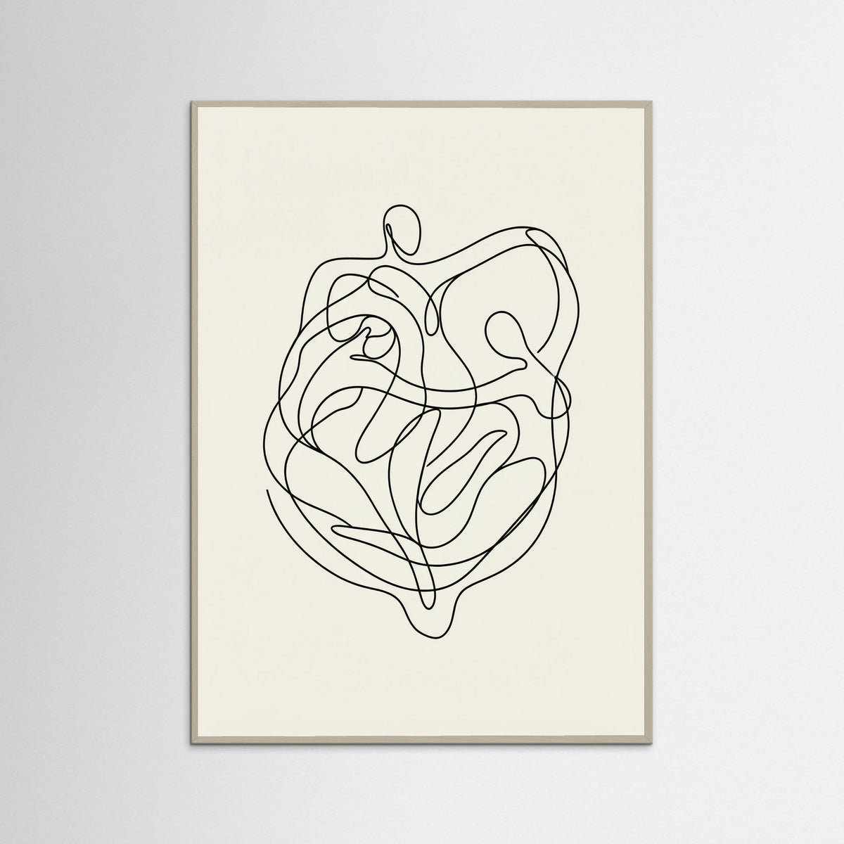 Grey Wood Connected Faces