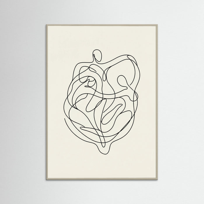 Grey Wood Connected Faces