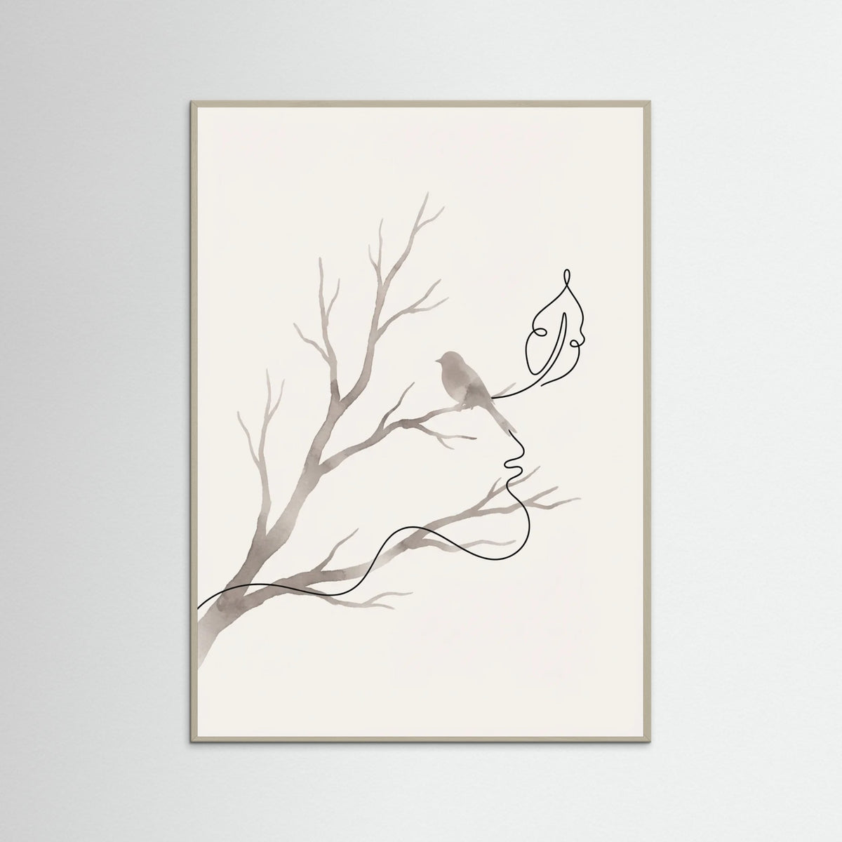 Grey Wood Connected Form