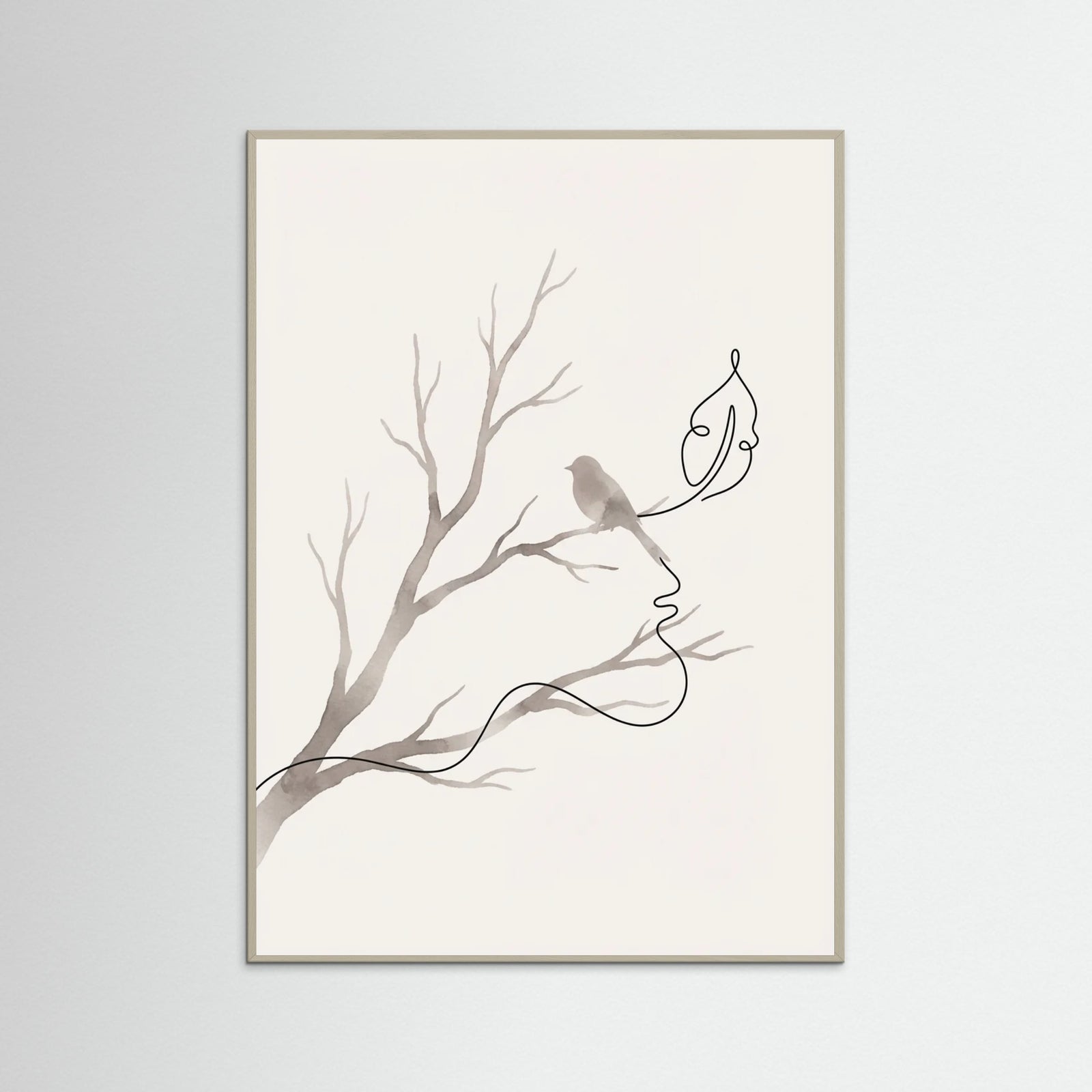 Grey Wood Connected Form