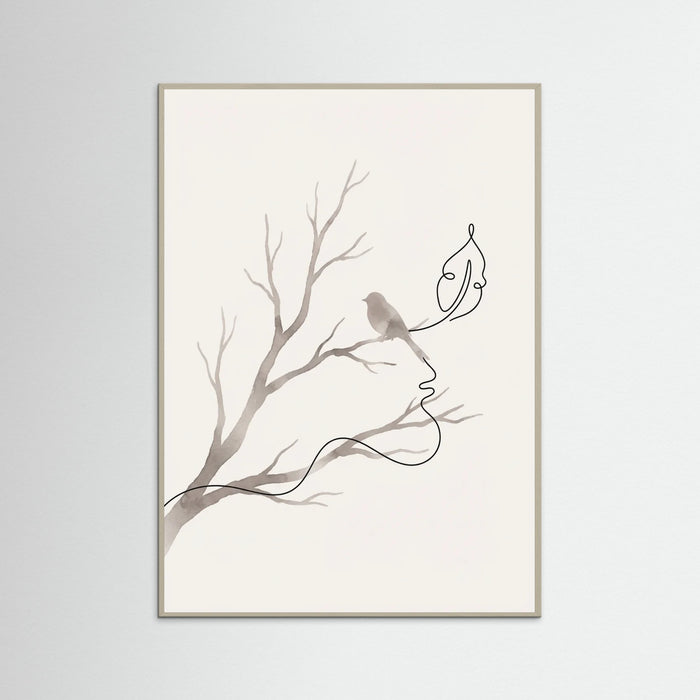 Grey Wood Connected Form