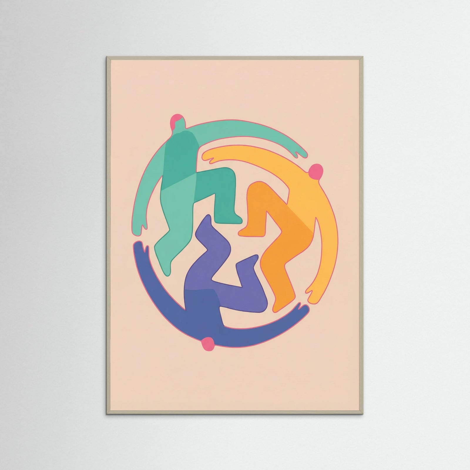 Grey Wood Connected Forms