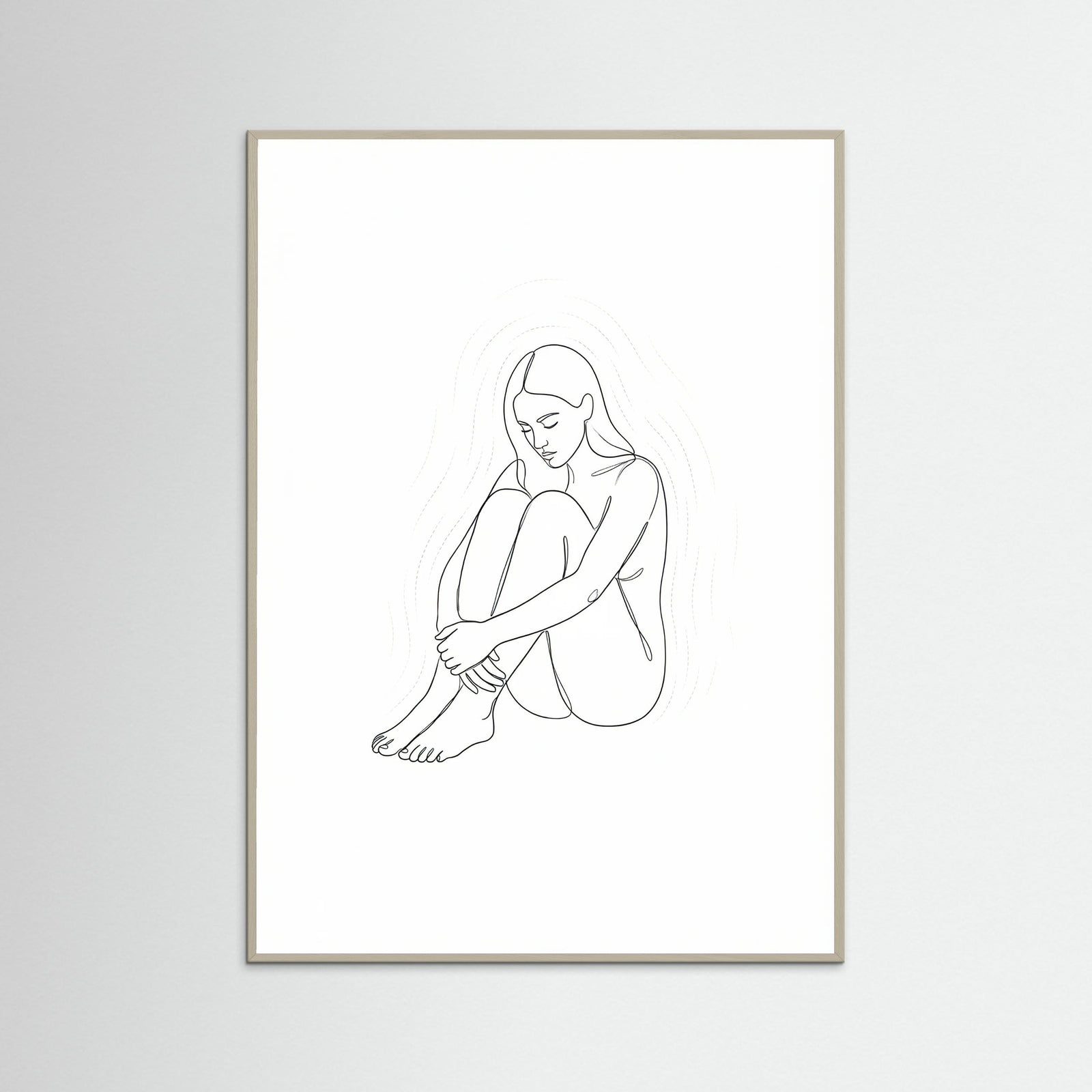 Grey Wood Contemplative Guardian