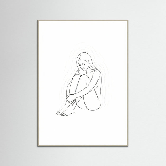Grey Wood Contemplative Guardian