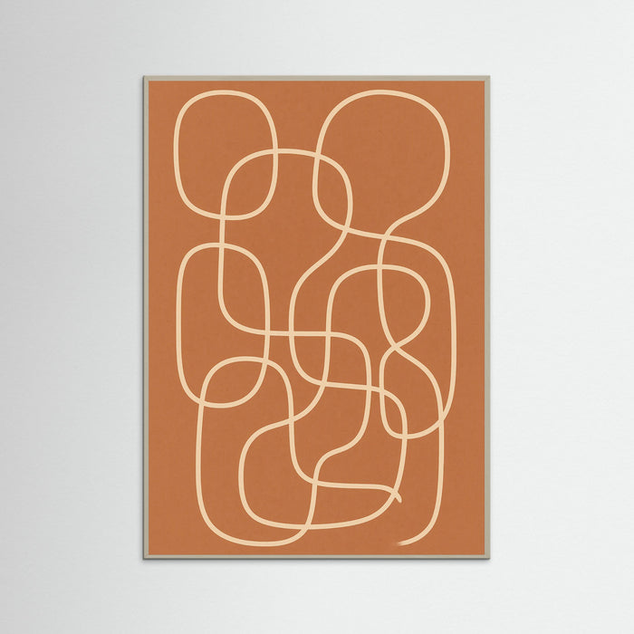 Grey Wood Contour Puzzle