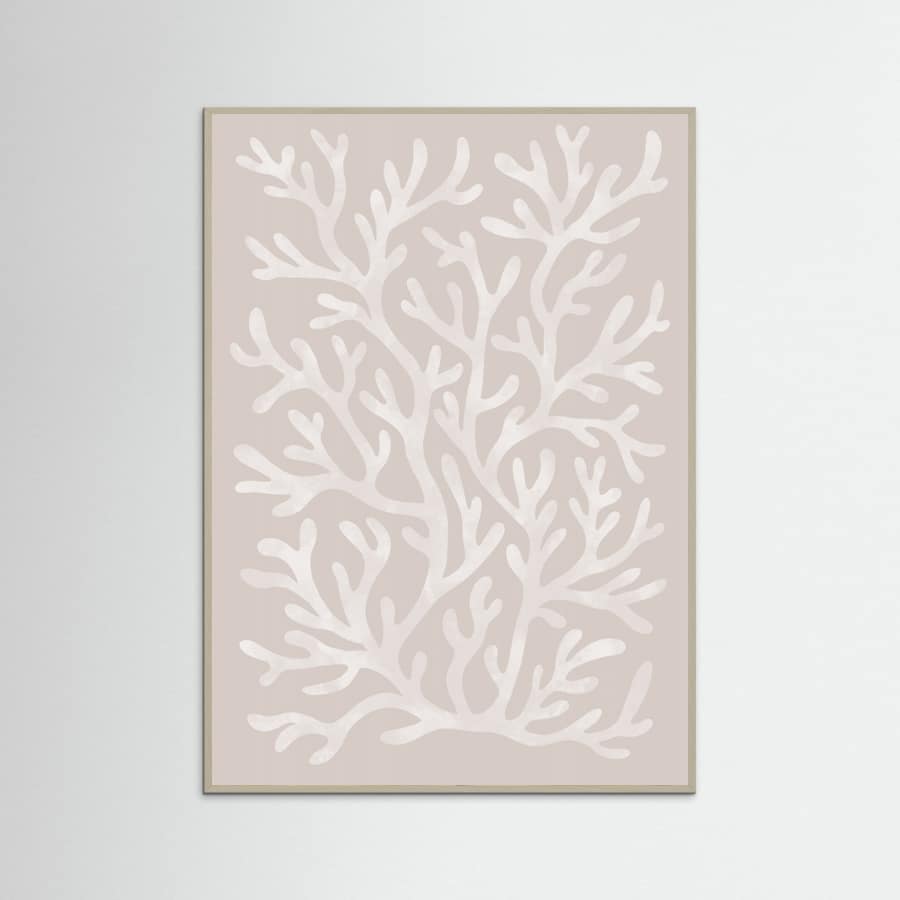 Coral pattern II Poster – poster and art print