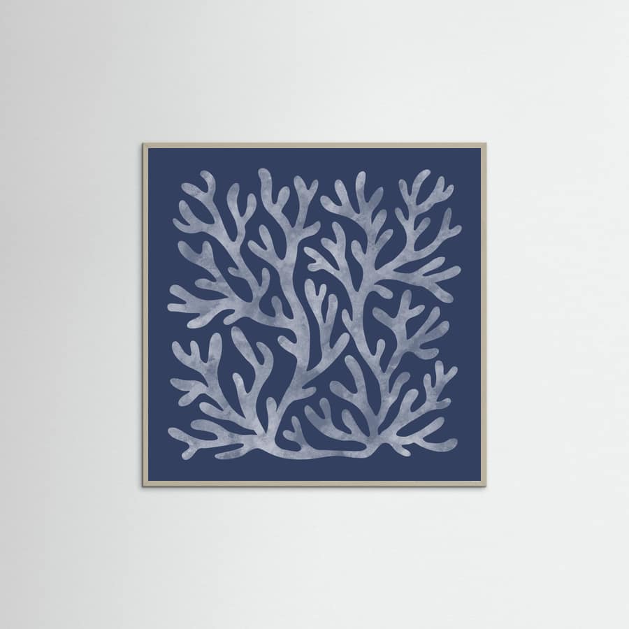 Coral square Poster – poster and art print