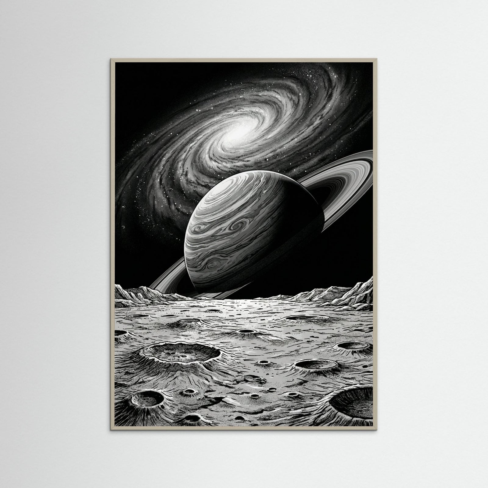 Grey Wood Cosmic Vista