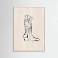 Póster Cowboy Boots By Ivy Green Illustrations – póster e impresión artística