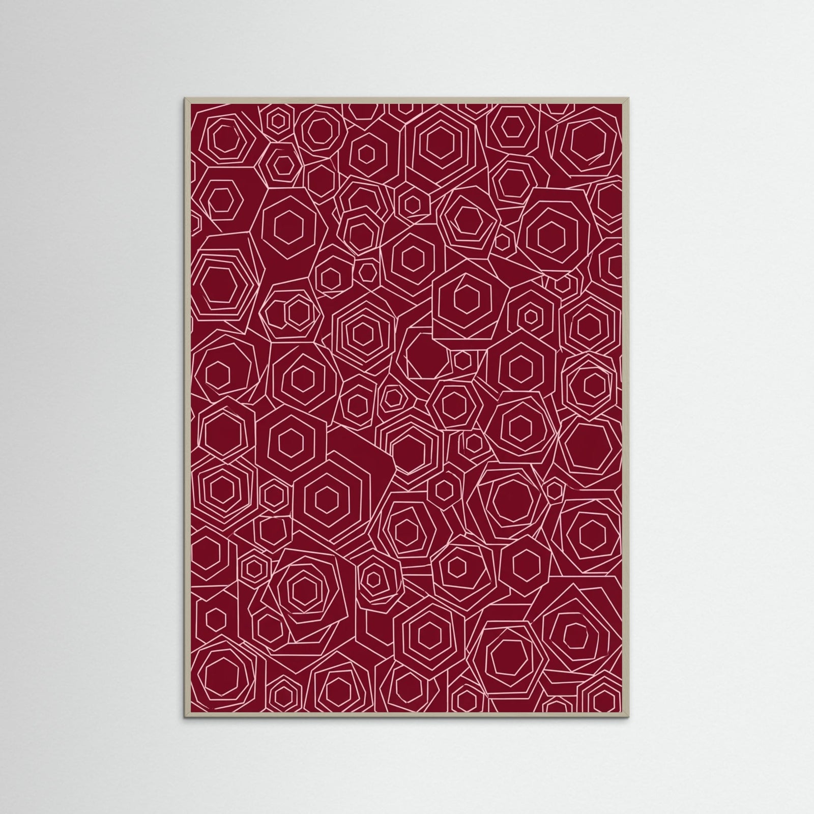 Grey Wood Crimson Entanglement