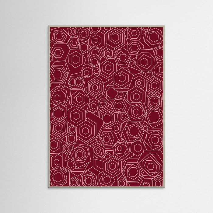 Grey Wood Crimson Entanglement