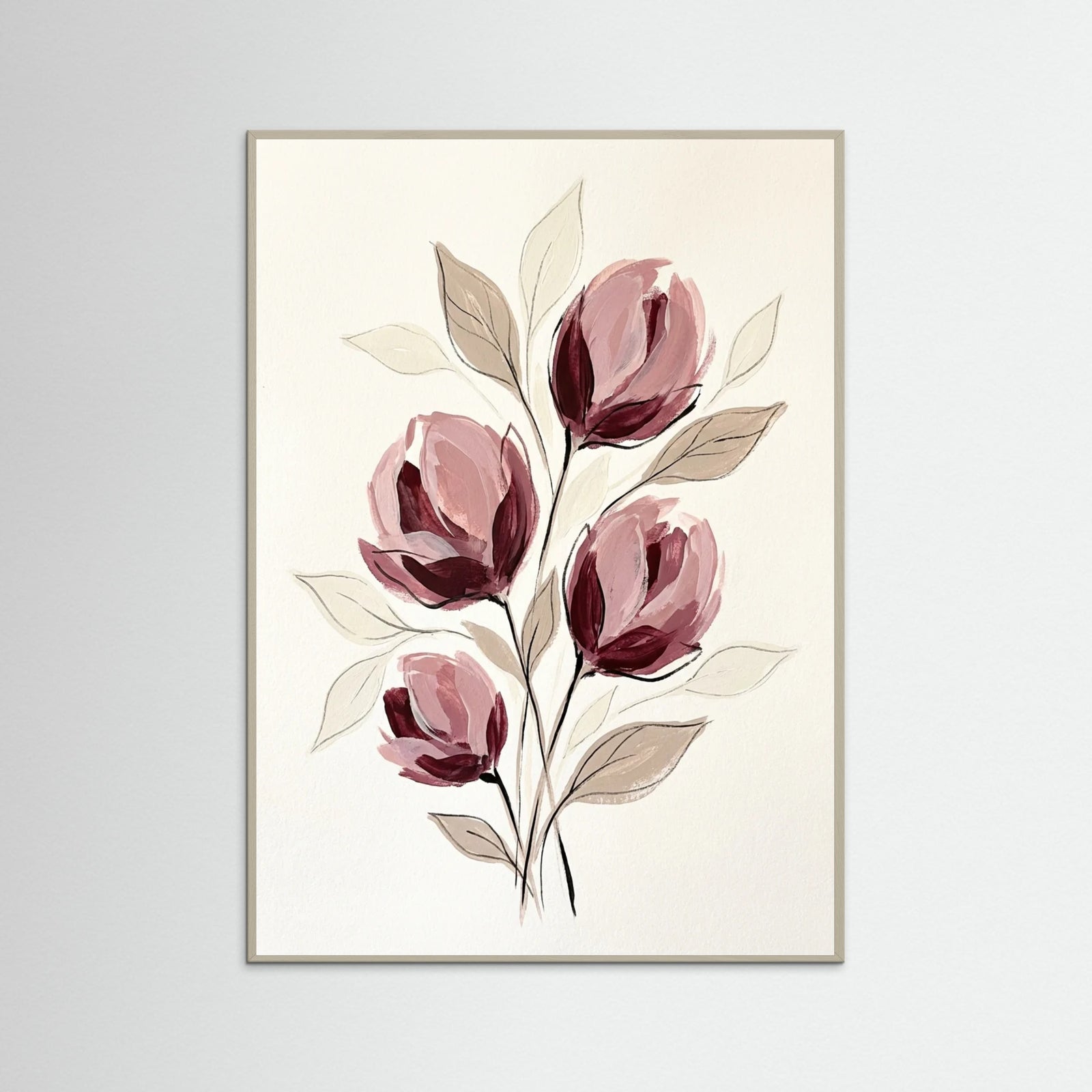 Grey Wood Crimson Petals