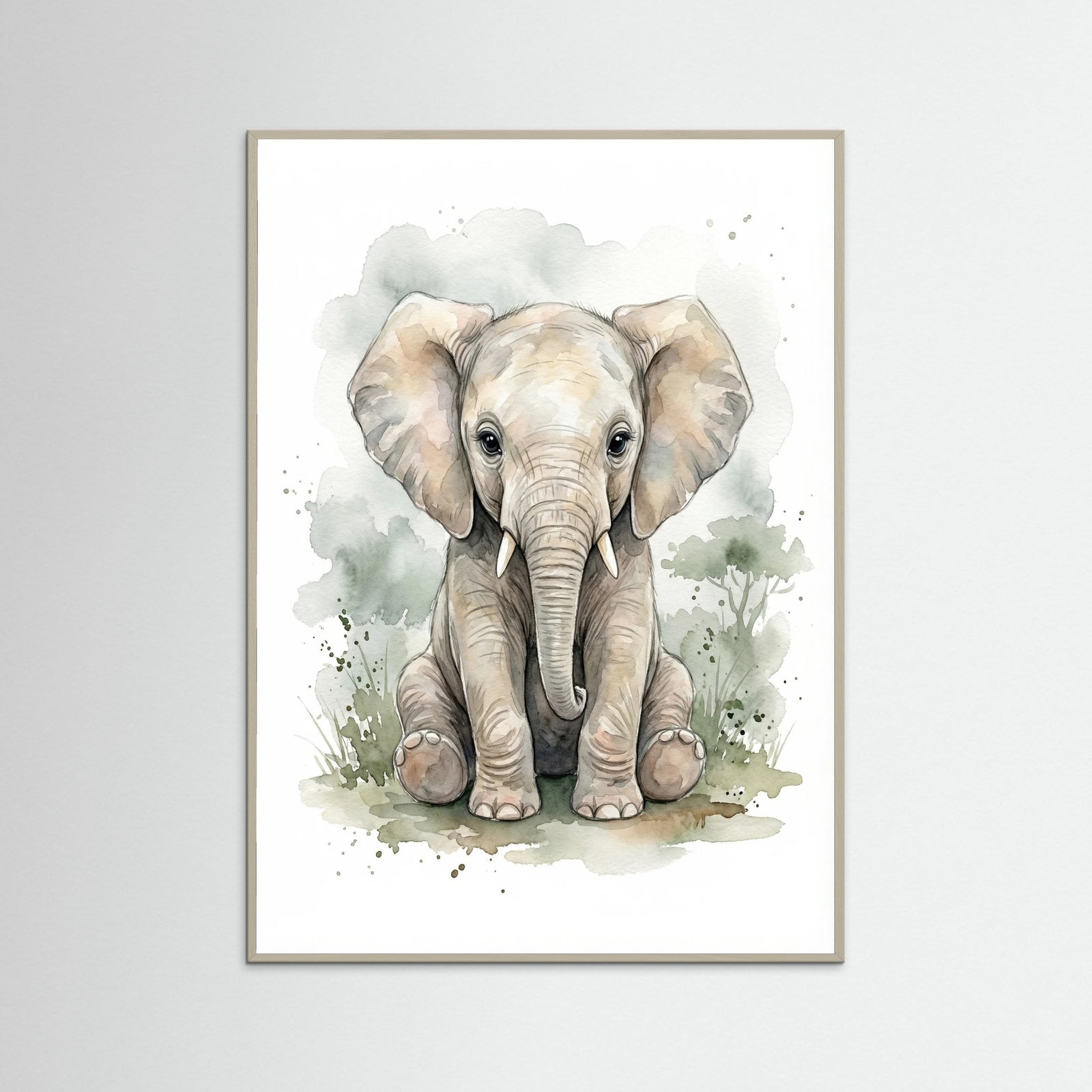 Grey Wood Curious Cheetah Cub