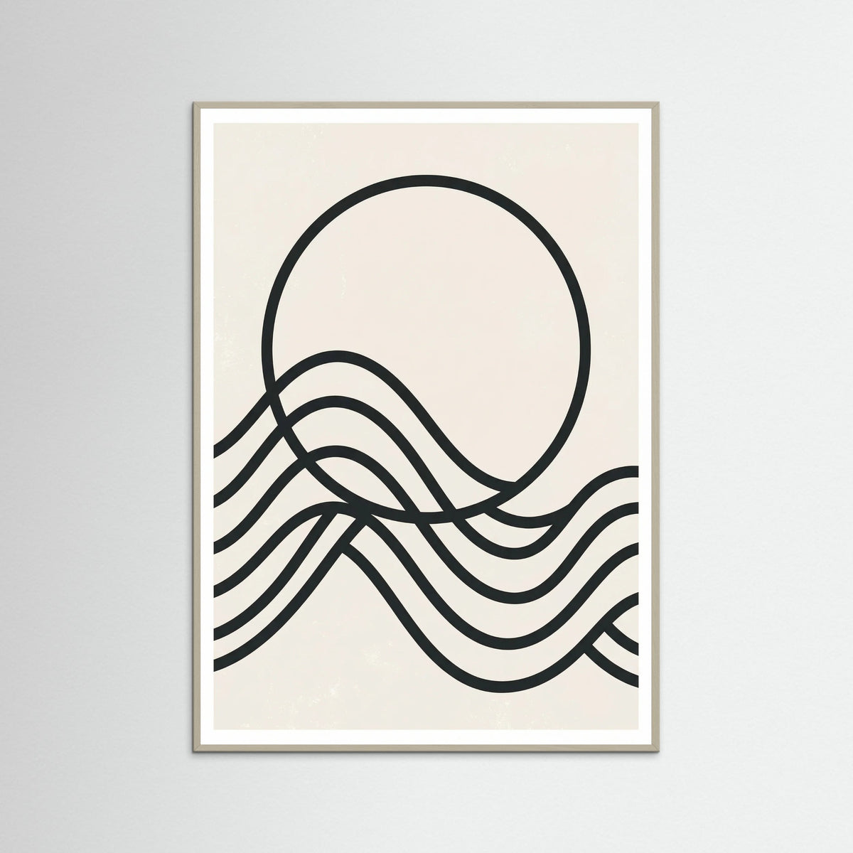 Grey Wood Curved Rhythms