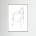 Grey Wood Curved Silhouette