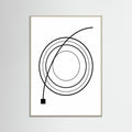 Grey Wood Curved Trajectory