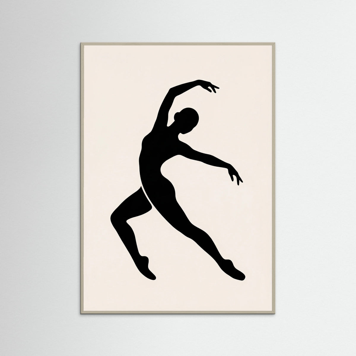 Grey Wood Cut out Figure