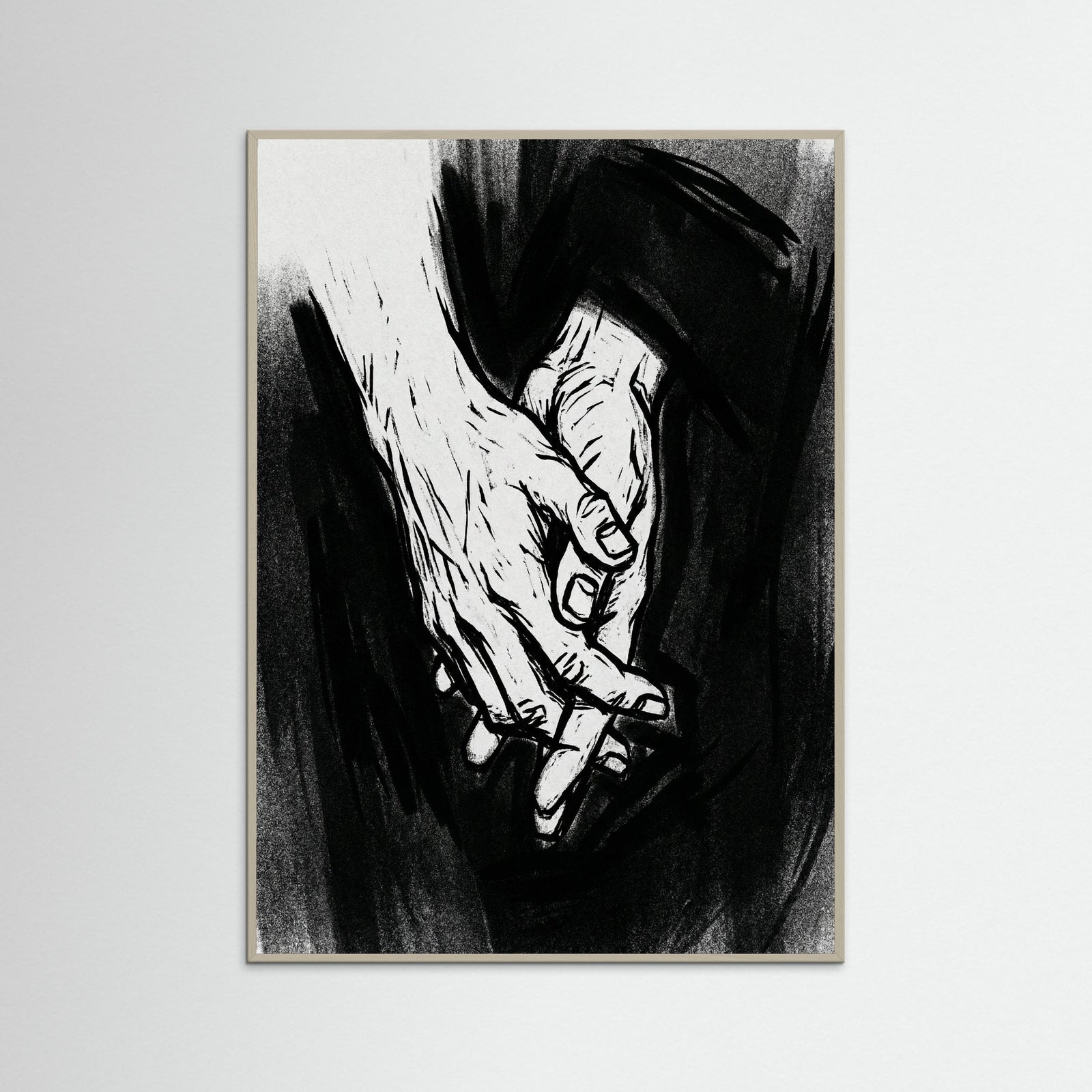 Grey Wood Dark Embrace