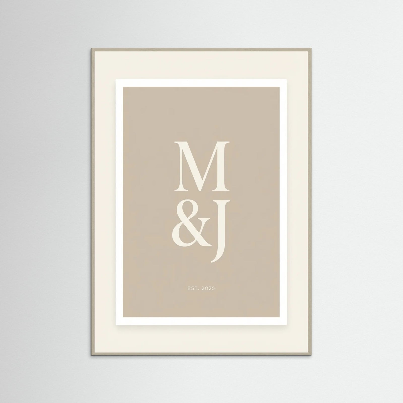 Grey Wood Date Elegance
