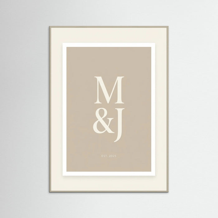 Grey Wood Date Elegance