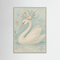 Grey Wood Delicate Swan