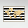 Detailed world map with cities, Harper Poster – Poster und Kunstdruck