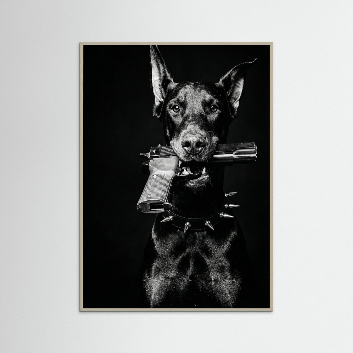 Grey Wood Dior Doberman