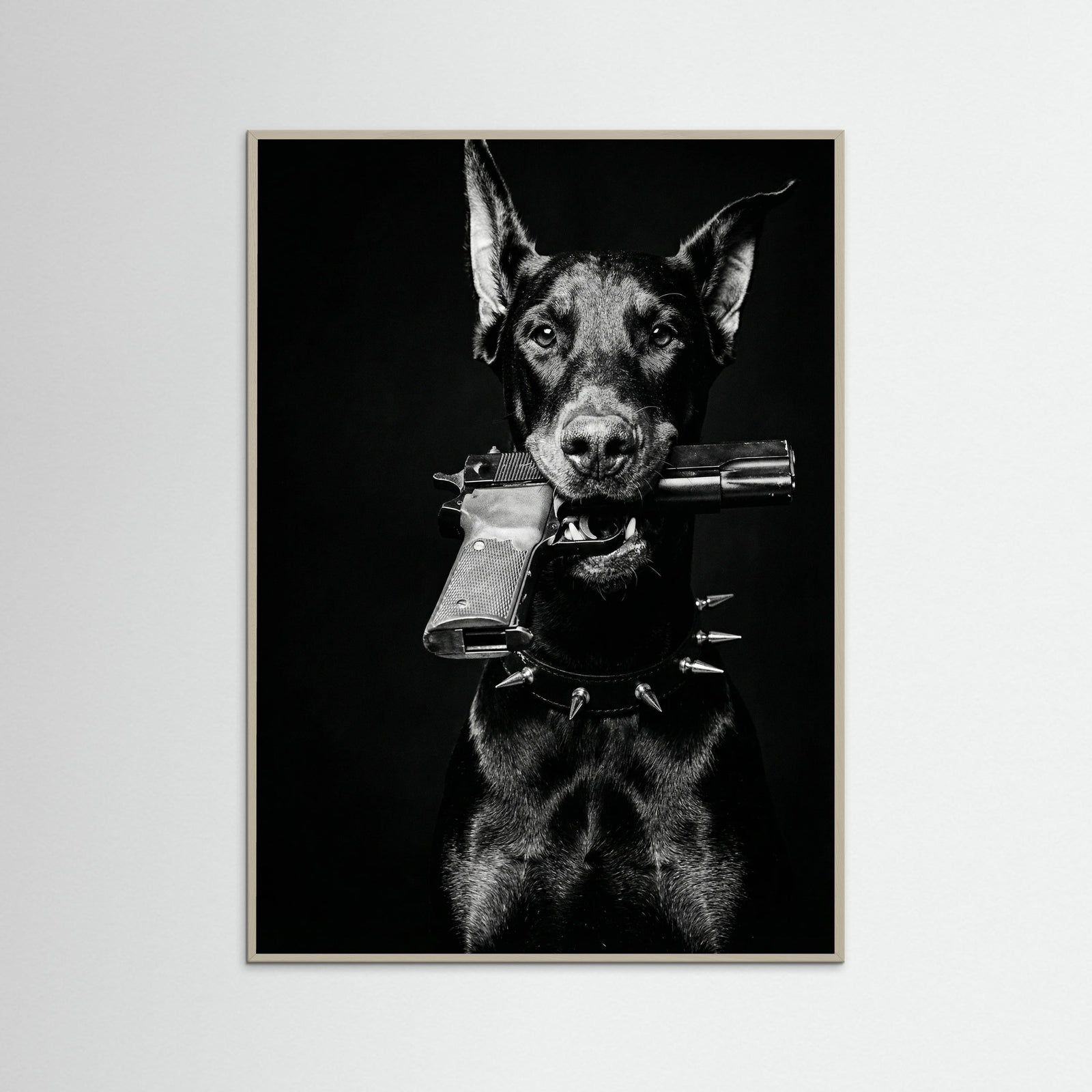 Grey Wood Dior Doberman