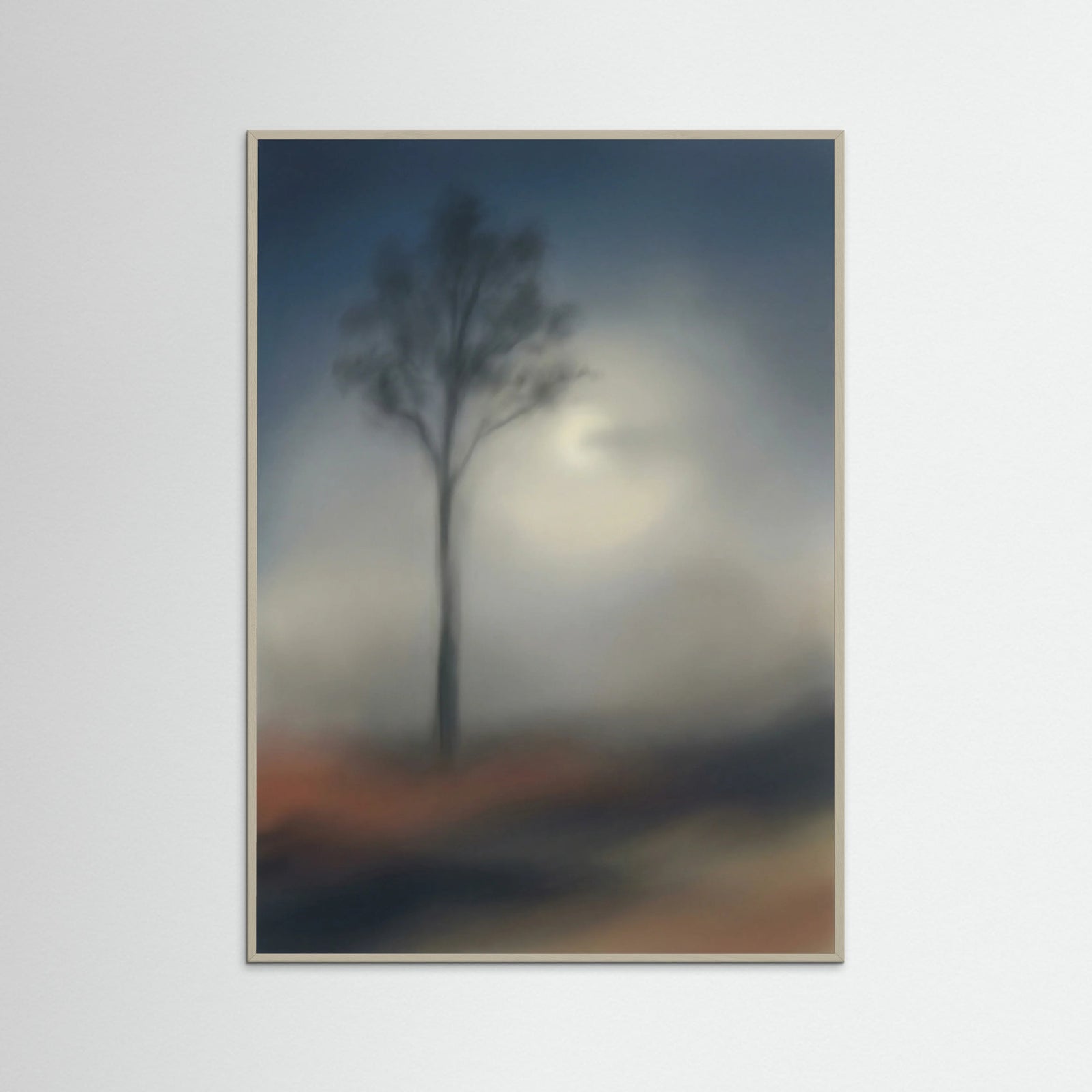 Grey Wood Distant Calm