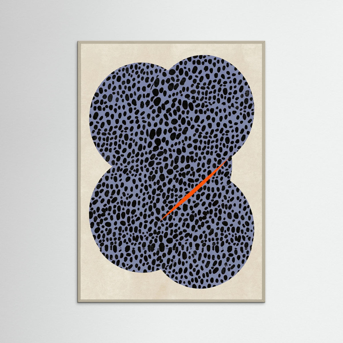 Grey Wood Dotted Serpentine