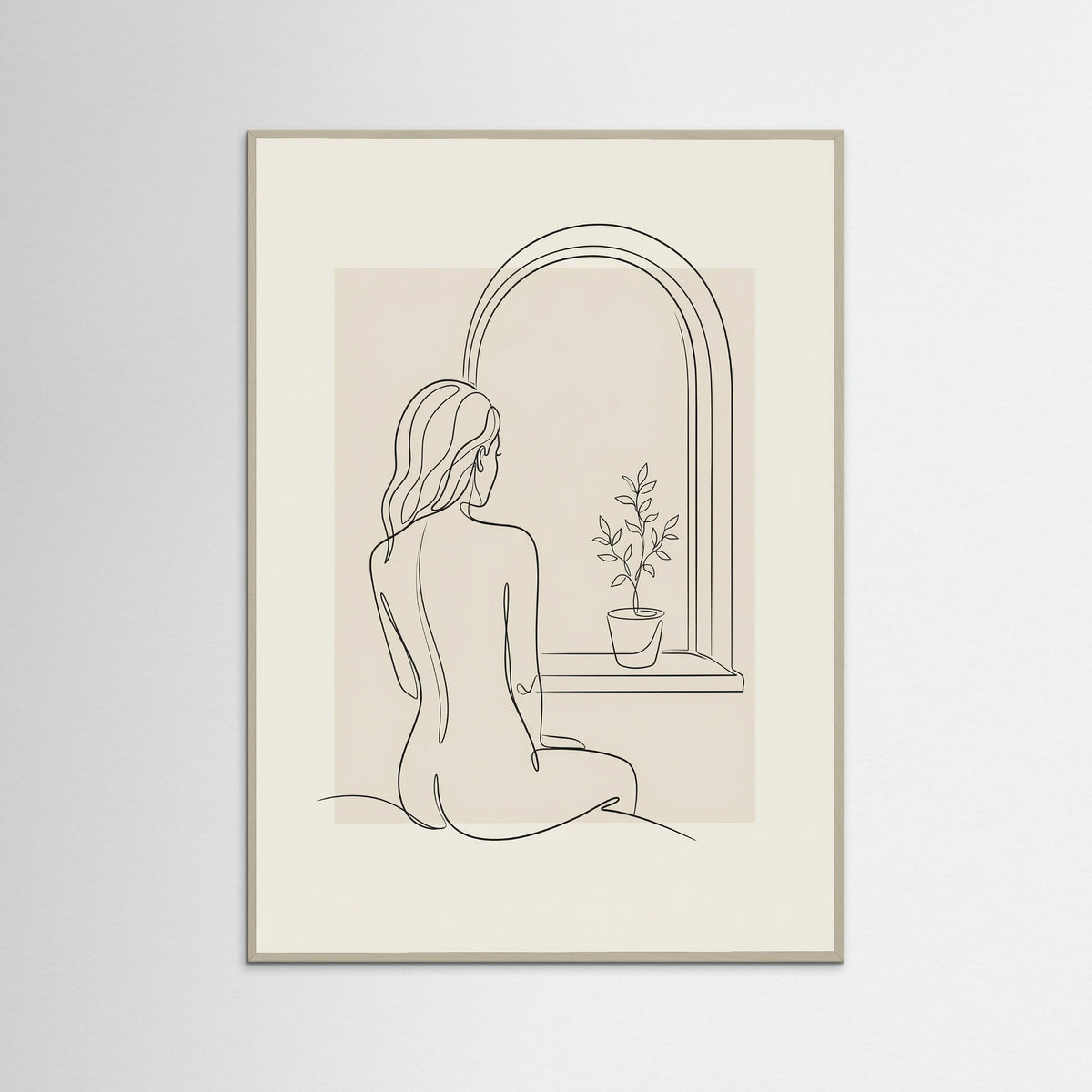 Grey Wood Dreamy Curves