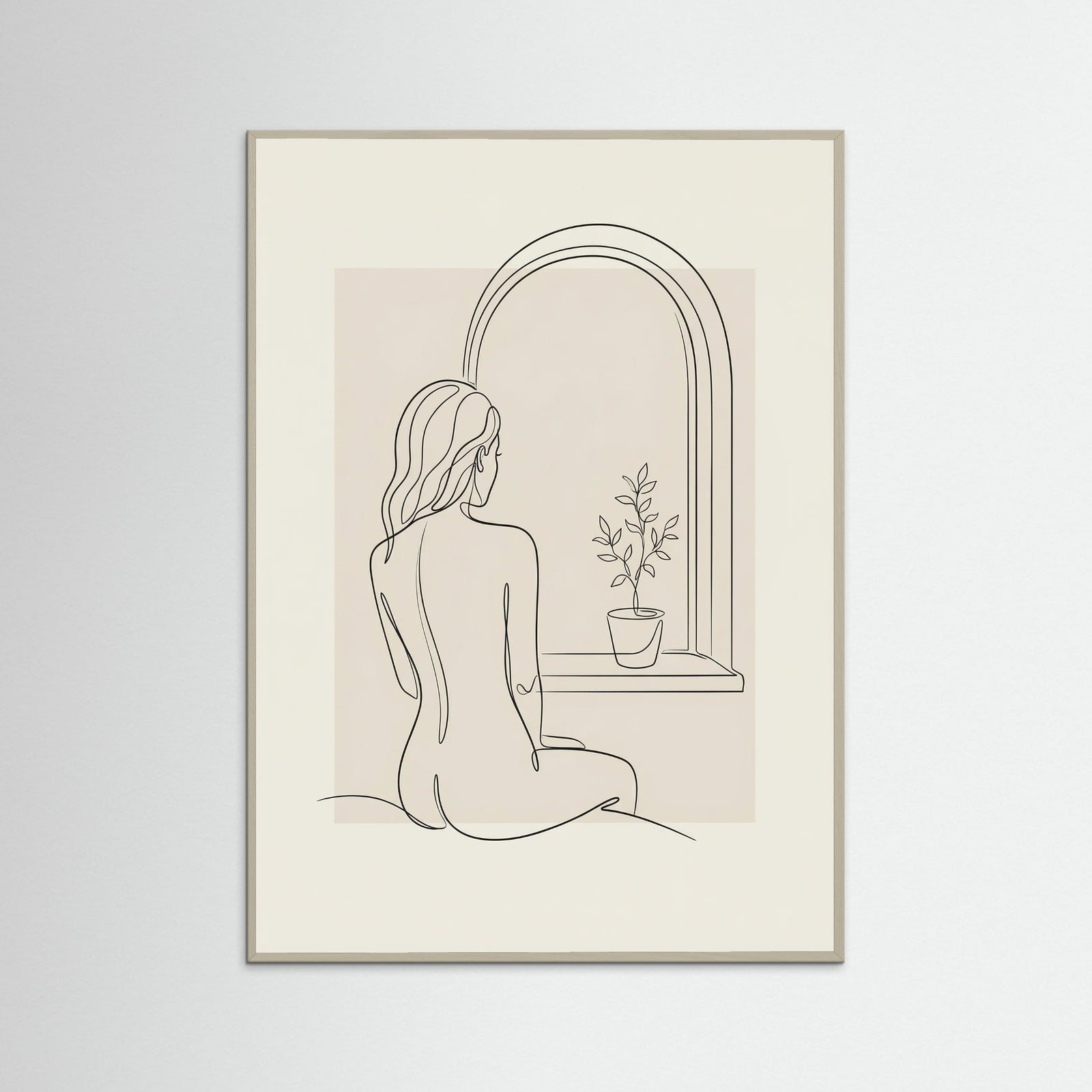 Grey Wood Dreamy Curves