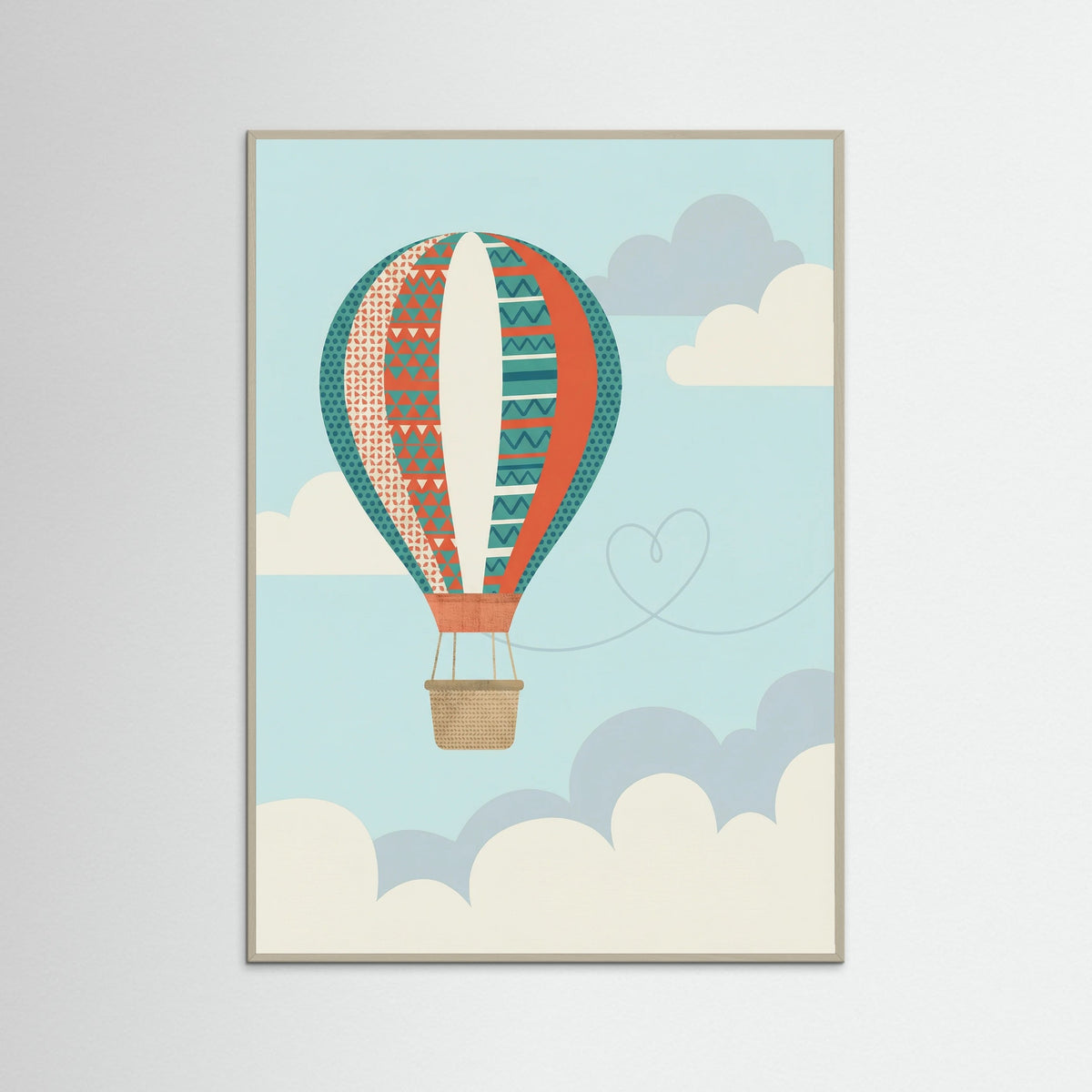 Grey Wood Dreamy Sky Flight