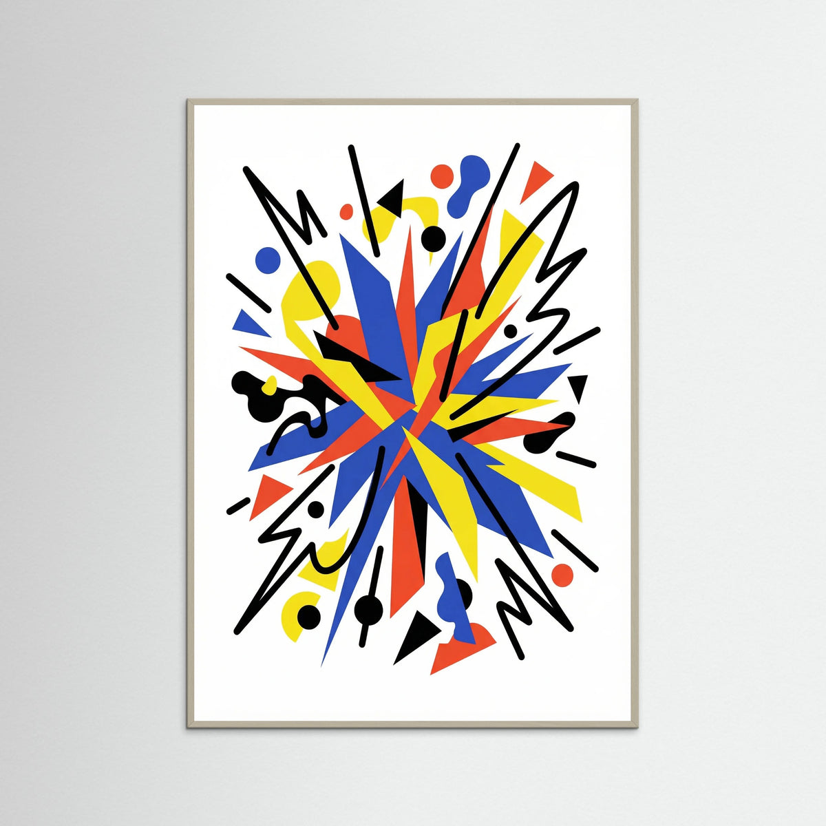 Grey Wood Dynamic Abstract Symphony