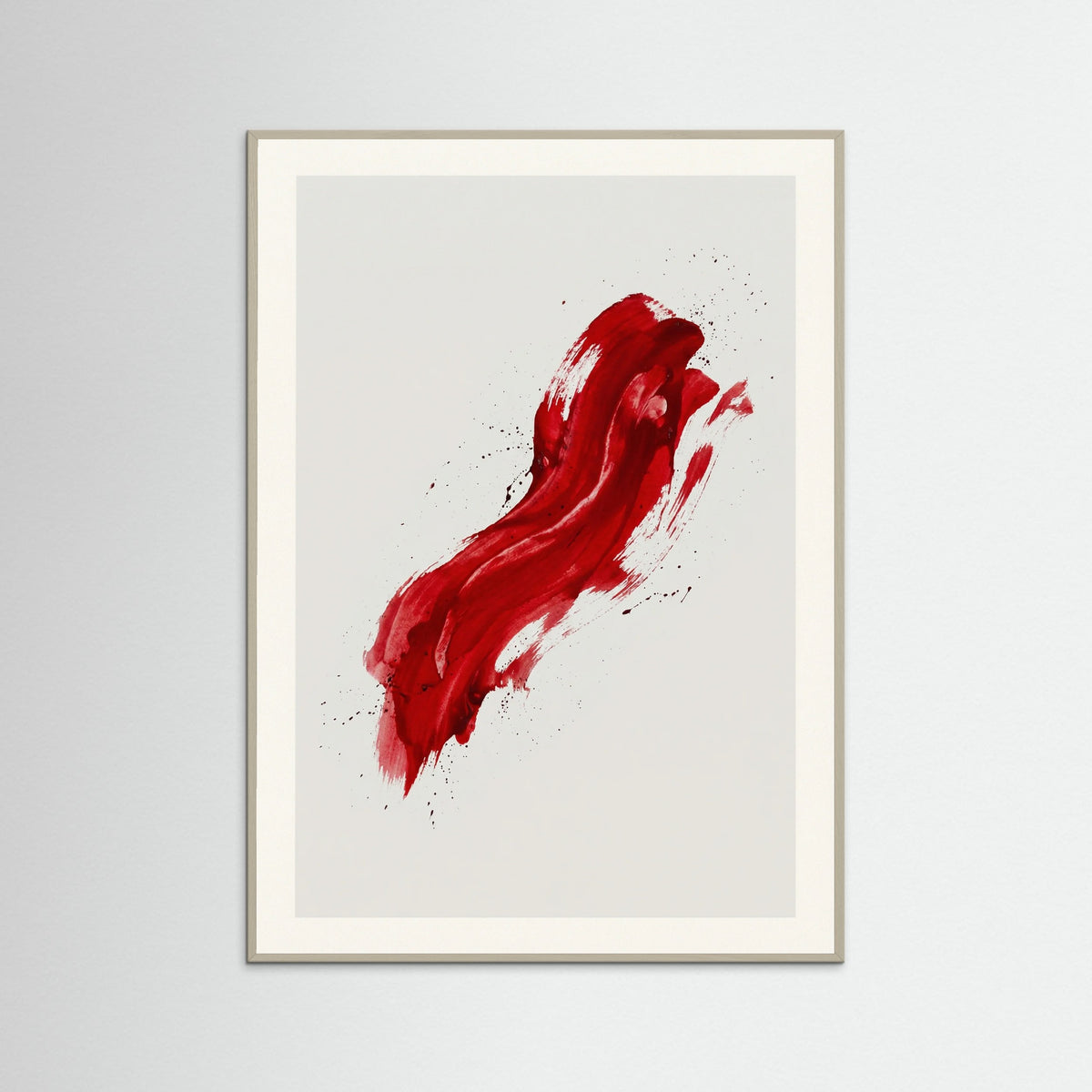 Grey Wood Dynamic Cobalt Gesture