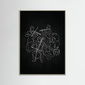 Grey Wood Dynamic Human Forms