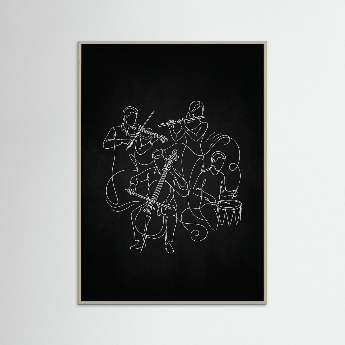 Grey Wood Dynamic Human Forms
