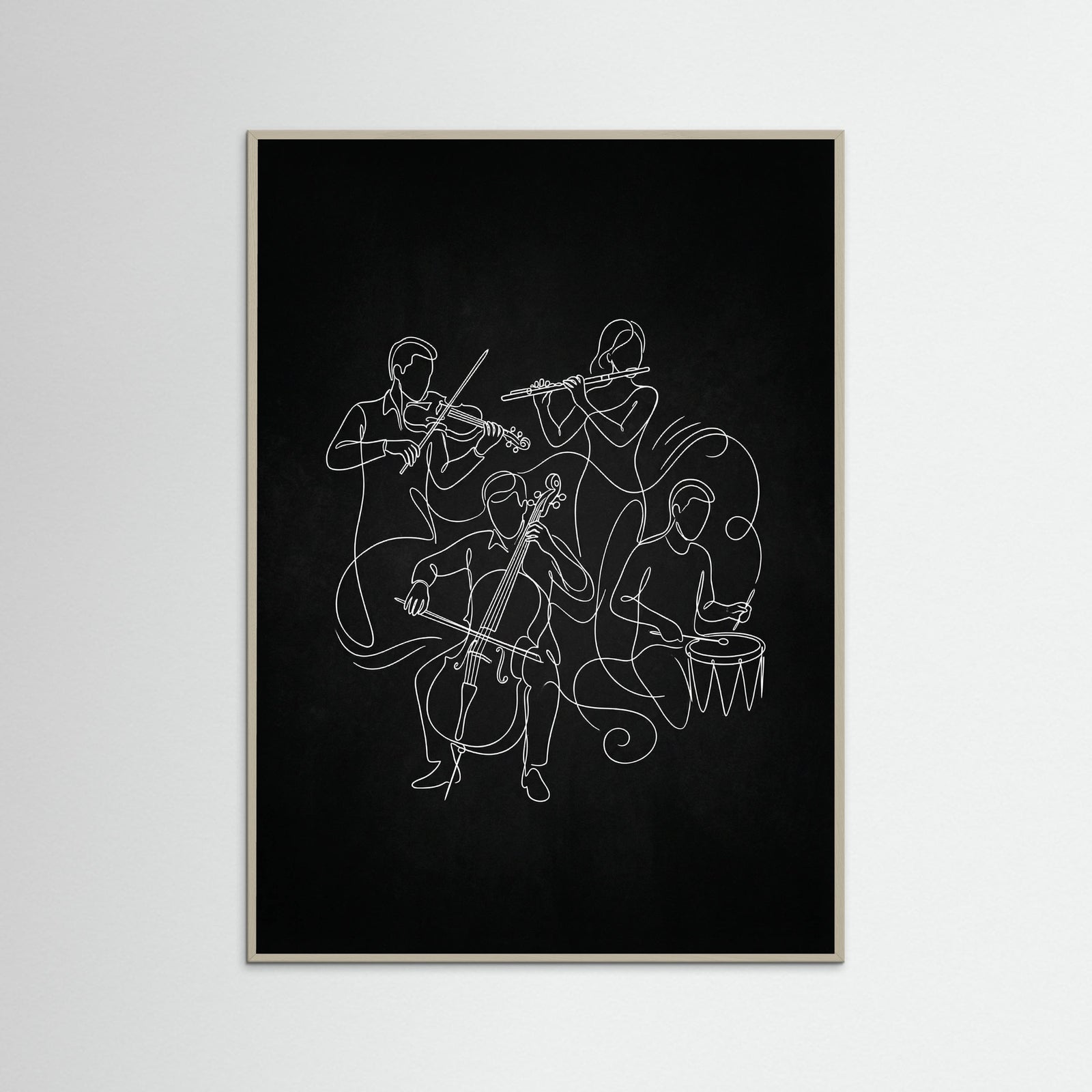 Grey Wood Dynamic Human Forms