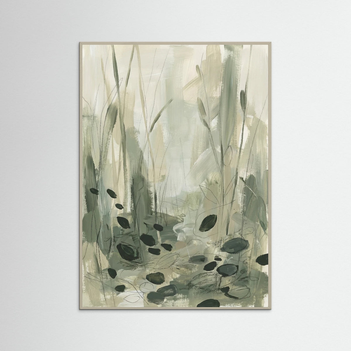 Grey Wood Earthy Forms