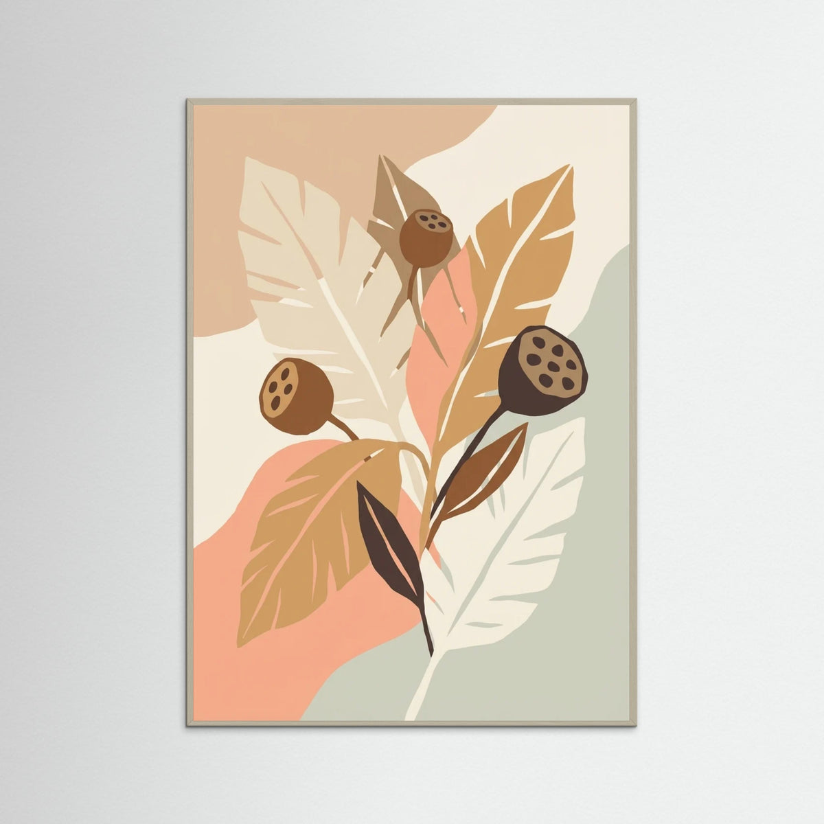 Grey Wood Earthy Petals