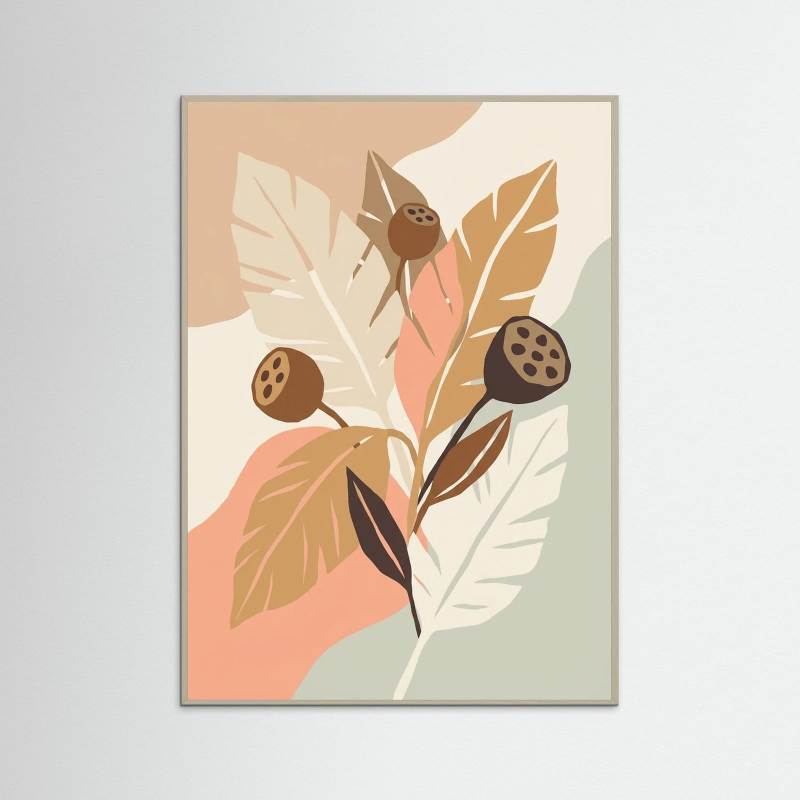 Grey Wood Earthy Petals
