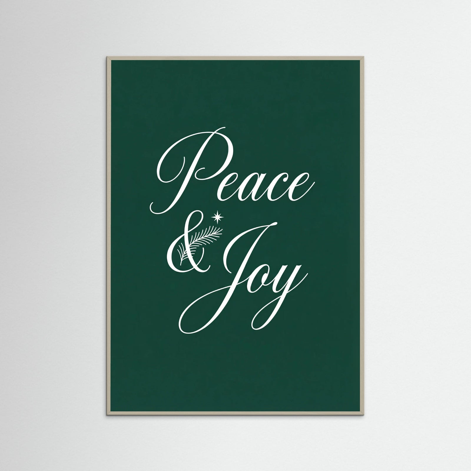 Grey Wood Elegant Christmas Script
