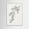 Grey Wood Elegant Florals