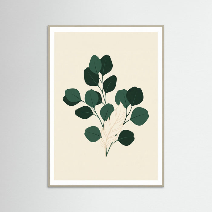 Grey Wood Elegant Ribbon Plant