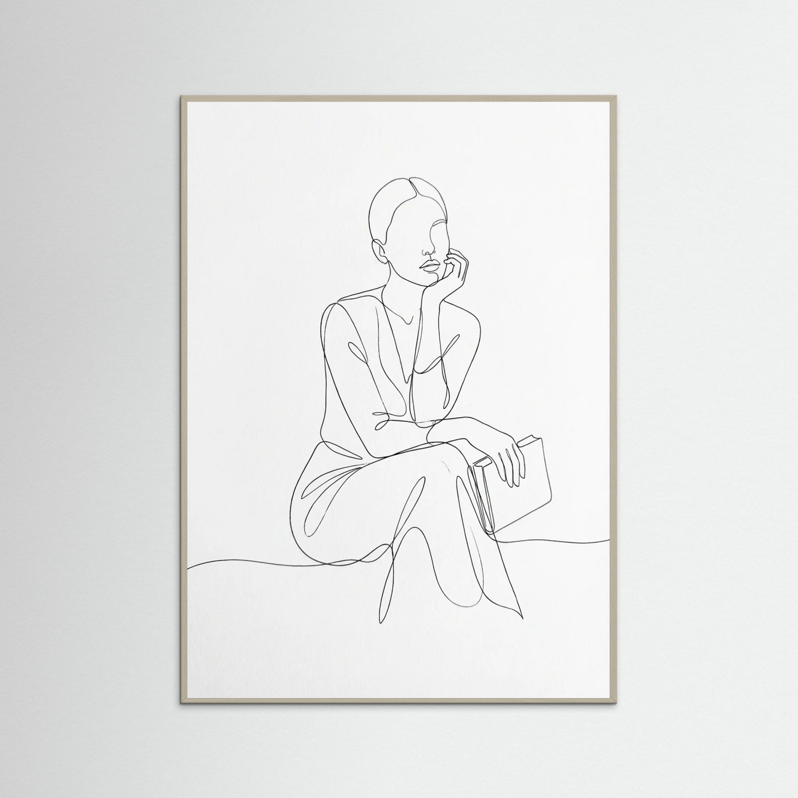 Grey Wood Elegant Silhouette